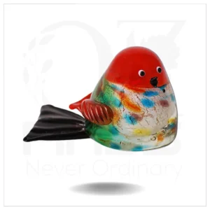 Bird Orange Figurine