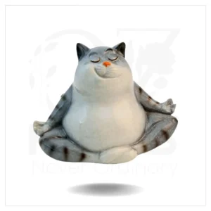 Blue Cat Meditating