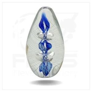 Blue Swirl Paperweight
