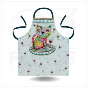Cat Wine Apron
