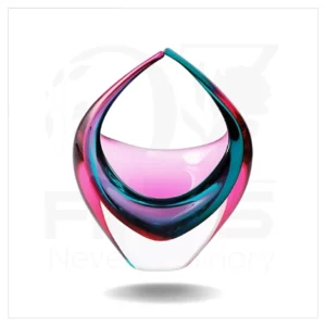 Crystal Basket Pink & Turquoise