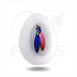 Crystal Egg Blue Rose Turquoise