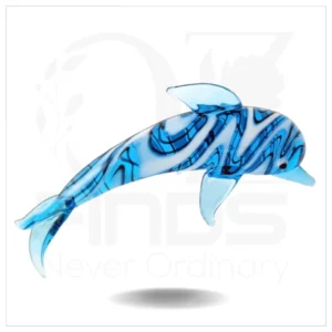 Dolphin Glass Figurine