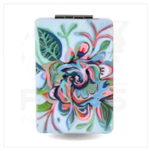 Flowy Flower Compact Mirror