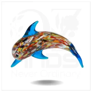 Multicolour Dolphin Figurine