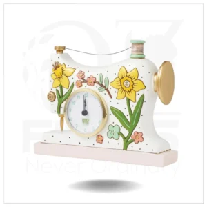 Sew Happy Desk Clock