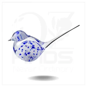 Crystal Swallow White & Blue